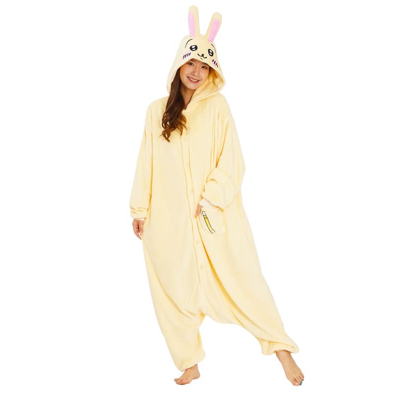 SAZAC Character Fleece Kigurumi One Size Fits Most Rabbit