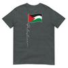Palestine Signature Flag Pole Patriotic Palestinian Flag TShirt