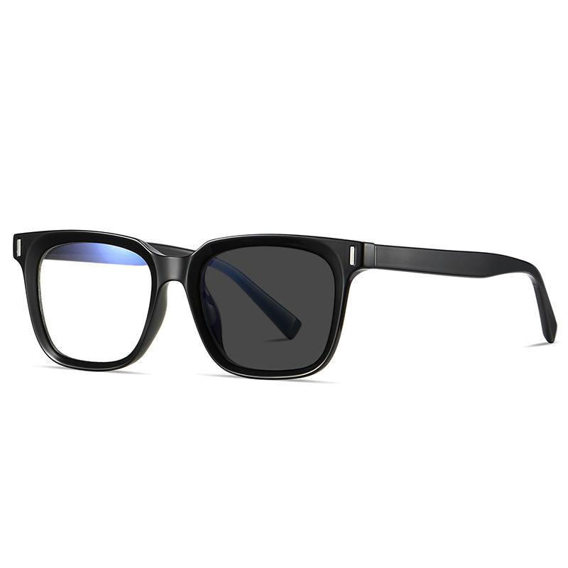 Fashion Square Frame Anti Blue Ray Glasses Computer Phone Reading Eyewear Photochromic for Men and Women