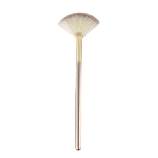 Yousheng 1/2/3/4/5Pcs Facial Fan Brush with Wooden Handle Women Makeup Brush Soft Fluffy Bristles Esthetician Facial Mud Clay Applicator Brush Tools
