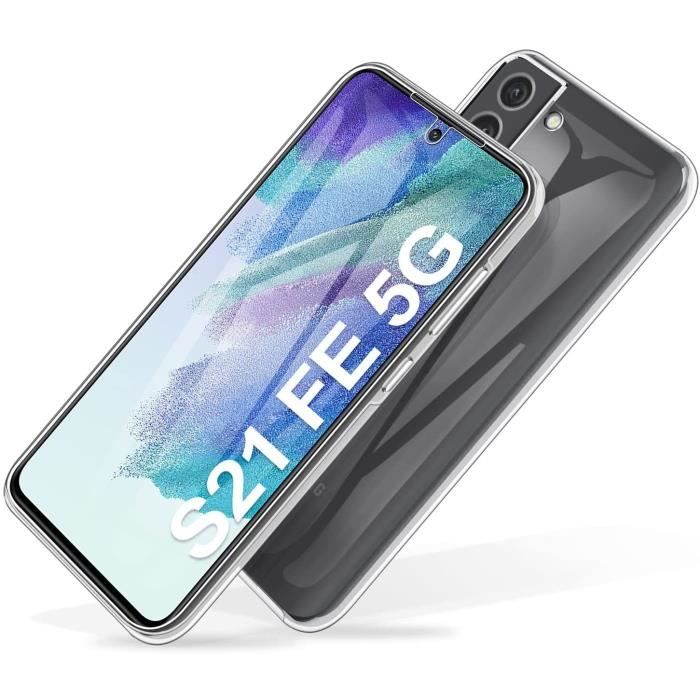 Coque - Phonillico - Samsung S21 FE 5G - 360 Intégrale - Transparent - Souple
