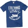 Men's Funny Garage DIY Mechanic T-Shirt fix Things Collect Projects Sarcastic Tshirt