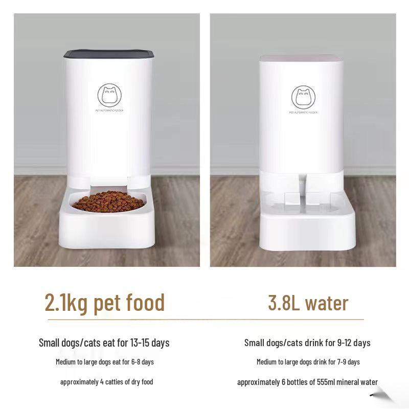 Universal 2-in-1 Automatic Pet Feeder & Water Dispenser for Cats and Dogs