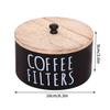 Wooden Filter Dispenser With Lid Farmhouse Style Multipurpose Storage Container Multipurpose Filter