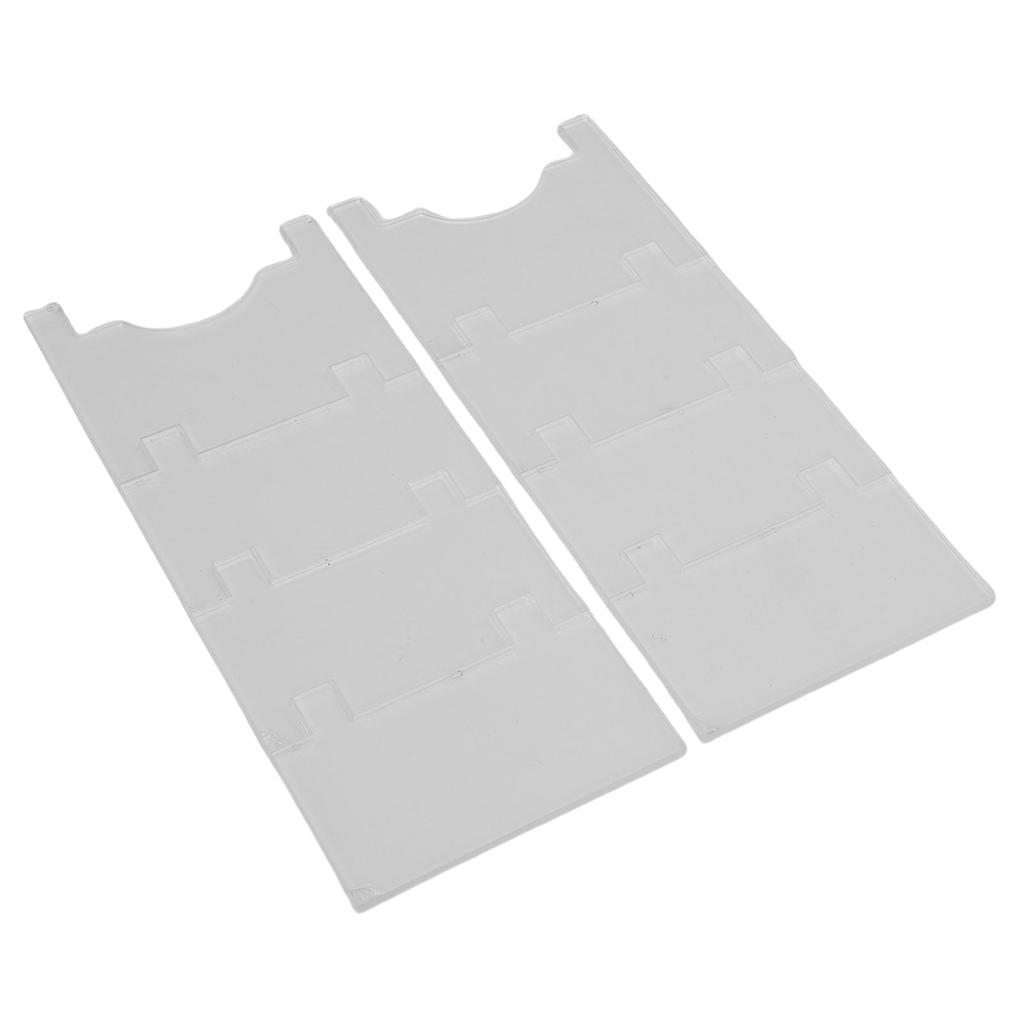 2 Set Furniture Wall Spacer Clear Acrylic Adjustable Couch Wall Stopper for Square Round Legs