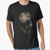 Dark Academia Victorian Flower Essential T Shirt Vintage Stretched Breathable Versatile Graphic Soft