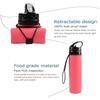 600ml Foldable Water Bottle, Silicone Foldable Water Bottle, Leak-proof Sports Collapsible Water Bottle For Running Hiking