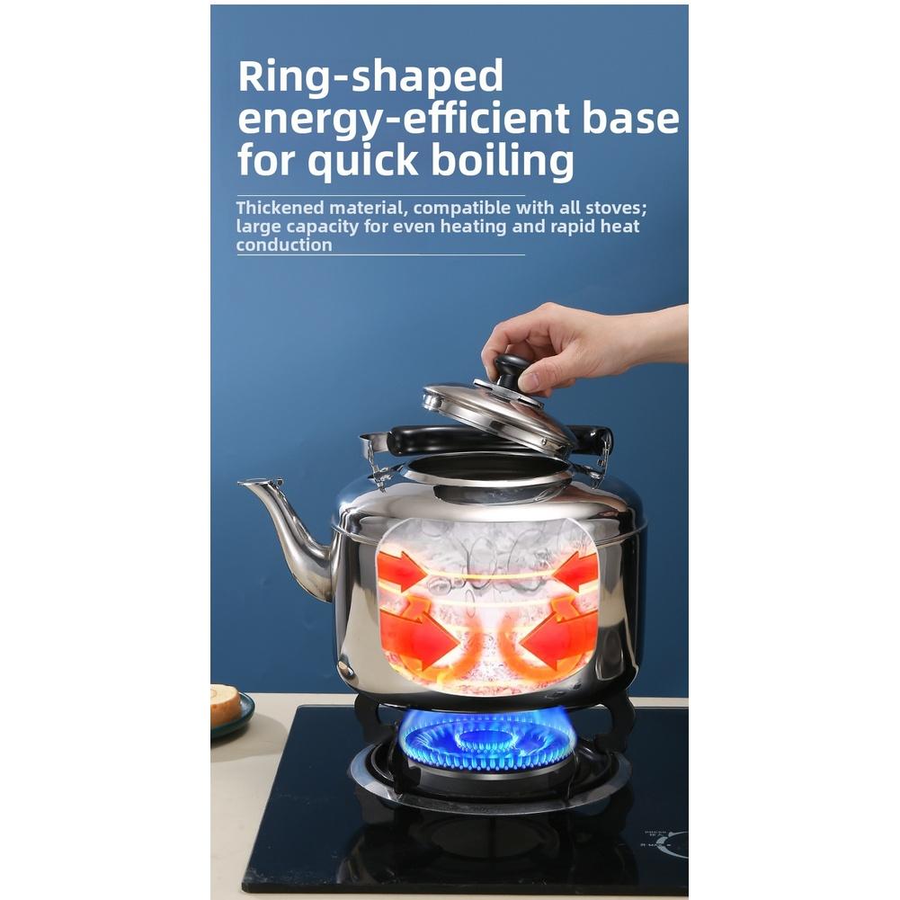 Easy Cleaning Spout Stainless Steel Kettle Whistling Water Kettle