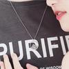 New Fashion Love Across Mountains And Seas Can Be Flat Long Distance 925 Sterling Silver Jewelry Popular Pandant Necklaces XL163