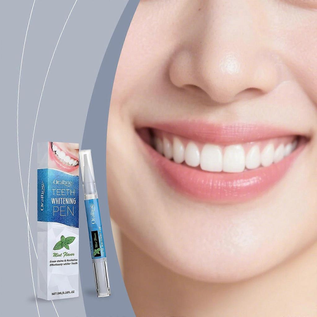 Oralhoe Tooth Cleaning Pen - Cleans Teeth, Removes Plaque And Stains, Naturally Brightens, Daily Dental Care Pen