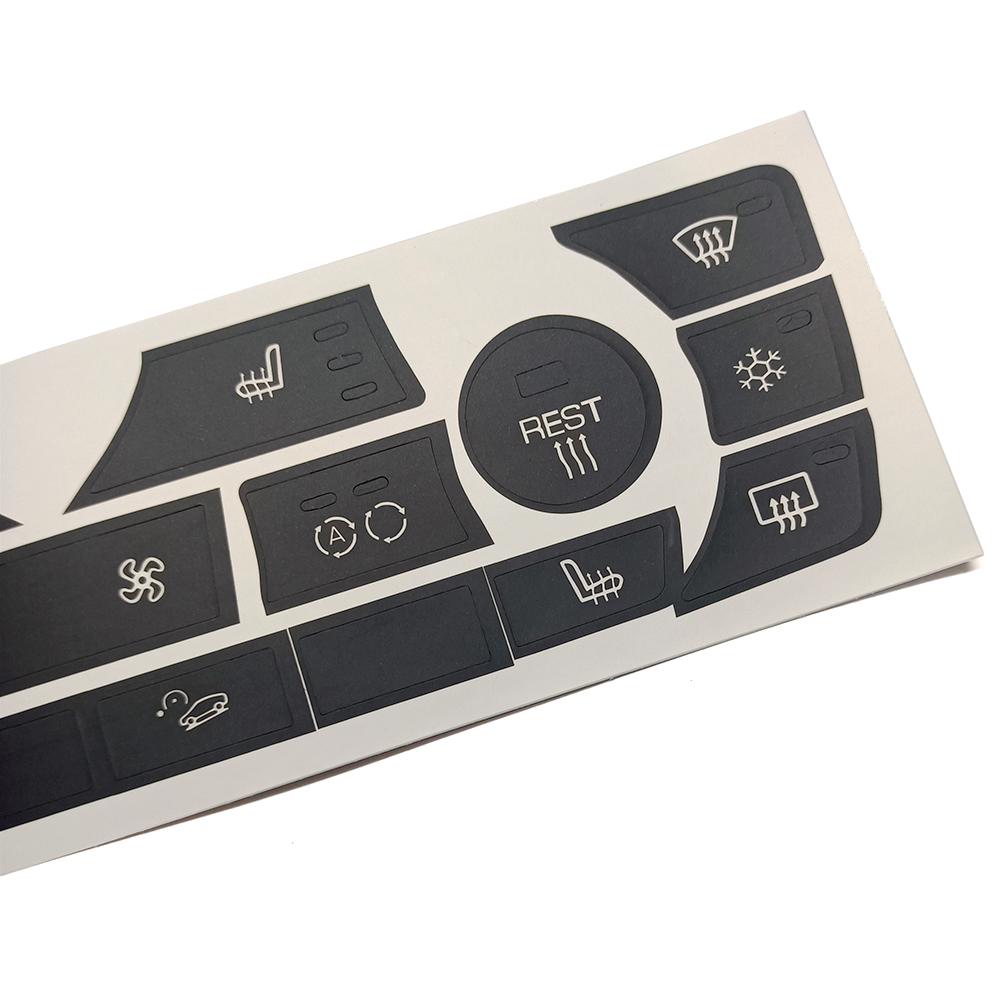 For BMW 1 3 Series E81 E82 E88 E90 E91 E92 E93 Car Air Climate AC Switch Button Repair Decal Sticker Fix Faded Ugly Anti