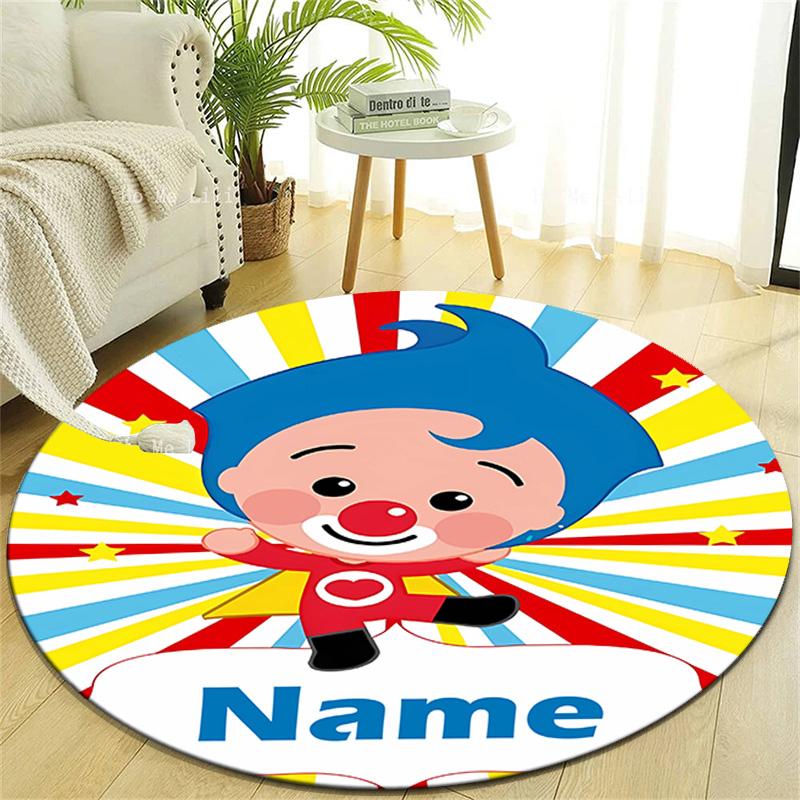 Personalized F-Flim Flim Round Chair Office Rug - Perfect for Mat, Office Chair & More - Ideal Gift for Birthdays and Holidays