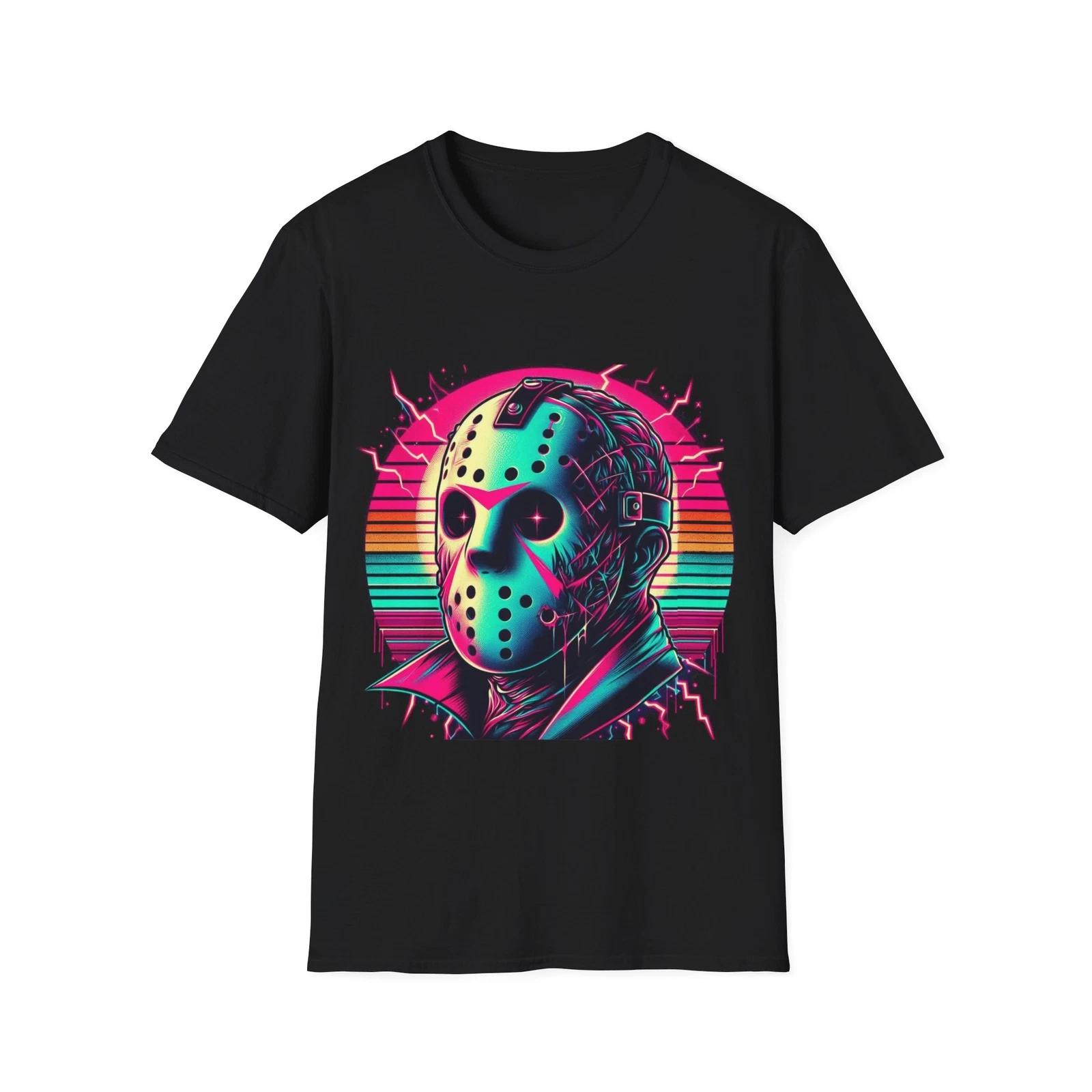 Retro Jason Voorhees T-Shirt - Vintage Horror Movie Icon Apparel S