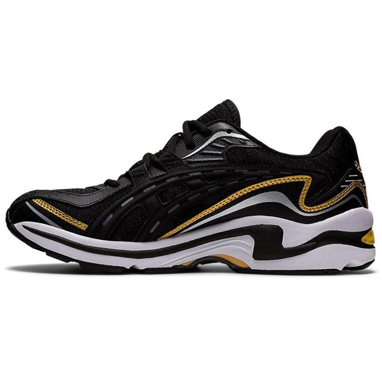 

ASICS GEL PRELEUS Black Pure Gold GEL Cushioned Casual Trainers 1201A084-001 37