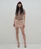 Untage Rib Waist Mini Knit Skirt (Pink)_Utw-Sc02