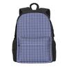 Klassische Vichy-Karos Rucksack Schwarz und Weiß Elegante Rucksäcke Junge Mädchen Radfahren Aufdruck High School Taschen Hohe Qualität Rucksack