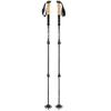 Adjustable trekking poles black - carbon