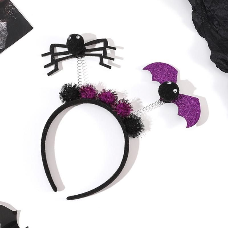 2Pcs Spiders Tutus Skirt with Spiders Headbands Set Halloween Spiders Costume Accessories