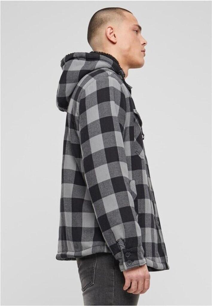 Brandit Lumberjacket Winter Jacket with Hood Black Charcoal