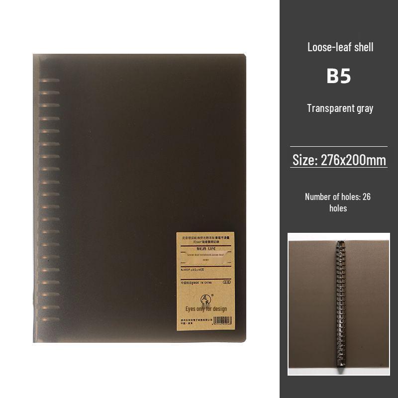 Smooth Loose-Leaf Notebook with Removable Pages for Postgraduate Exams