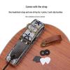 Thickened Embroidered Guitar Strap Set for Acoustic & Electric Bass