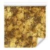 Aged Gold Wallpaper Gold, Ochre, Yellow and Cream 50x1000