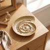 Delicate Seashell Wooden Storage Tray Retro Storage Holder Leaf Storage Plate  Tableware Display