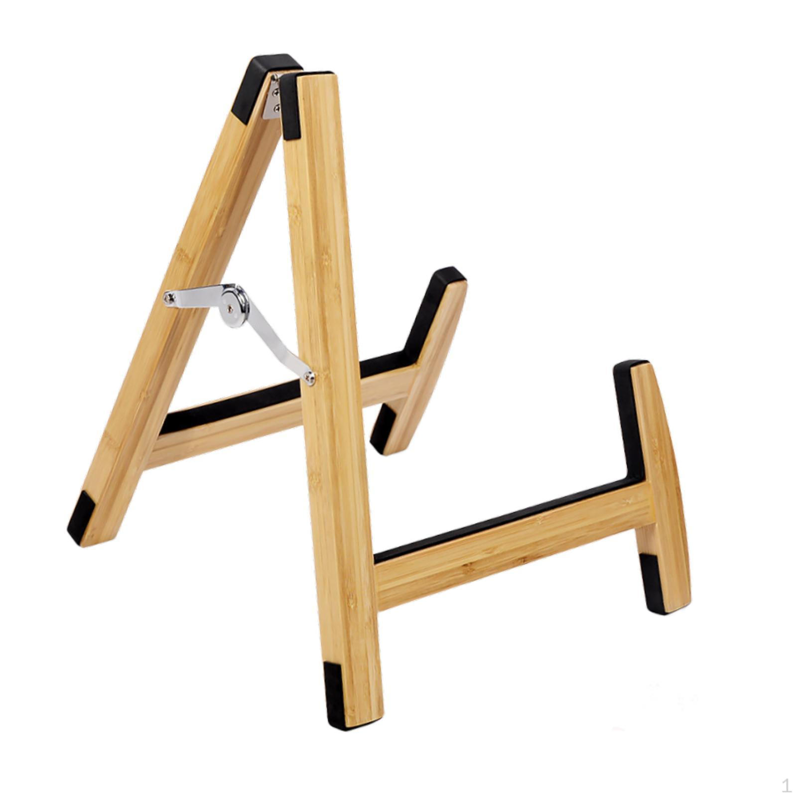 A Frame Stand for Acoustic Electric Guitar And Cello wood