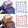 Elastic Motorcycle Luggage Net - Helmet/Tank/Pocket Fixing, 30cm/40cm Sizes, Bike Cargo Rope Strap