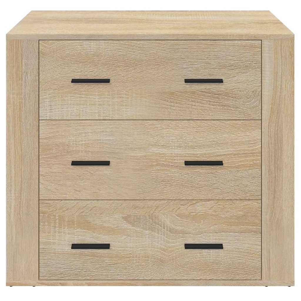 vidaXL Sideboard Sonoma-Eiche 80x33x70 cm Holzwerkstoff