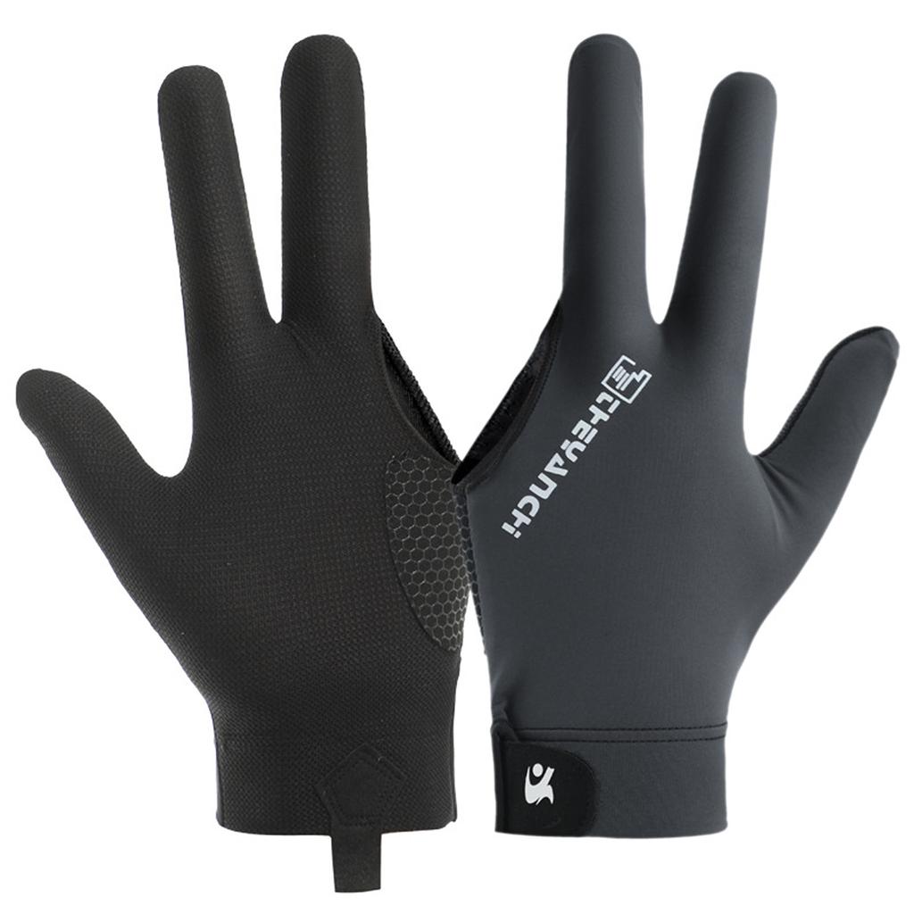 Pool Player Gloves Comfortable Billiard Glove 3 Finger Pool Gloves Lightweight Pool Table Glove