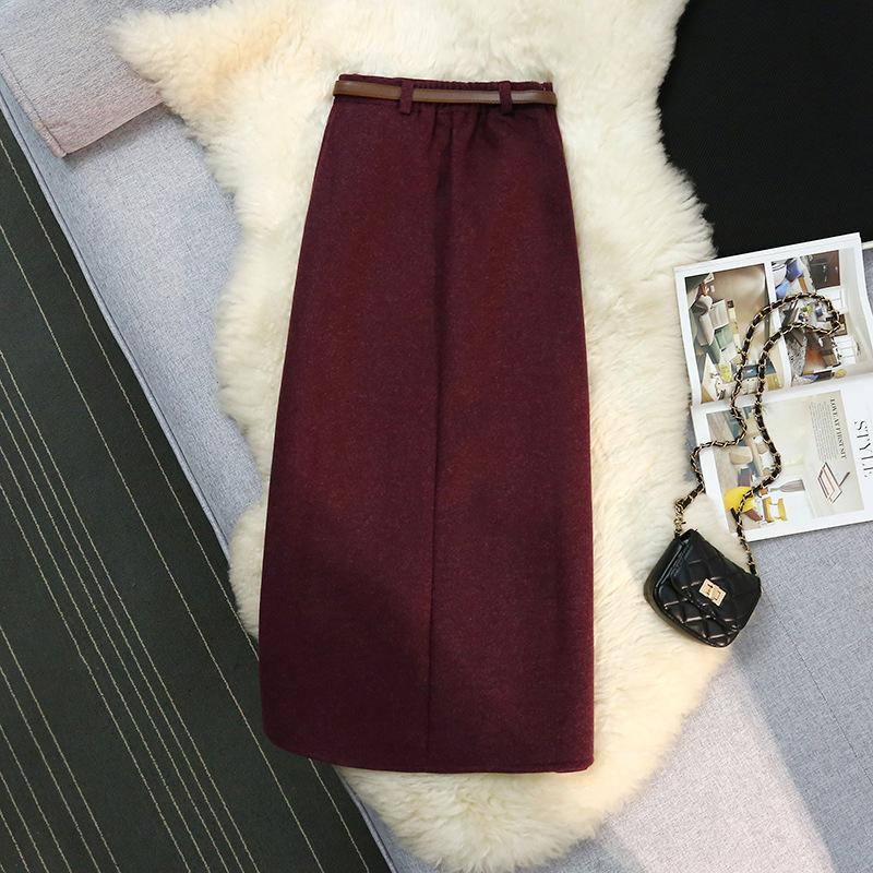 

Женская новая юбка-карандаш для женщин зимой, с высокой талией, утягивающая, прямая юбка-карандаш для поездок на работу XL