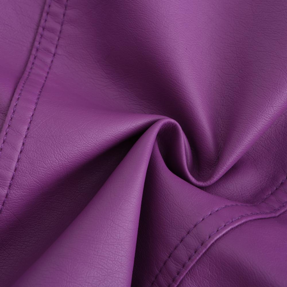 Stylish Women Faux Leather Moto Jacket Retro Lacing Detail PU Biker Coat Casual Zip Up Outerwear Slim Fit Short Classic Plus Size S-4XL