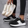 Women's Spring Autumn New Leather Sport Shoes Comfortable Breathable Casual Sneakers for Ladies