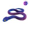 Artistic 3D Printed Snake Figurine with Movable Joints for Home Decoration