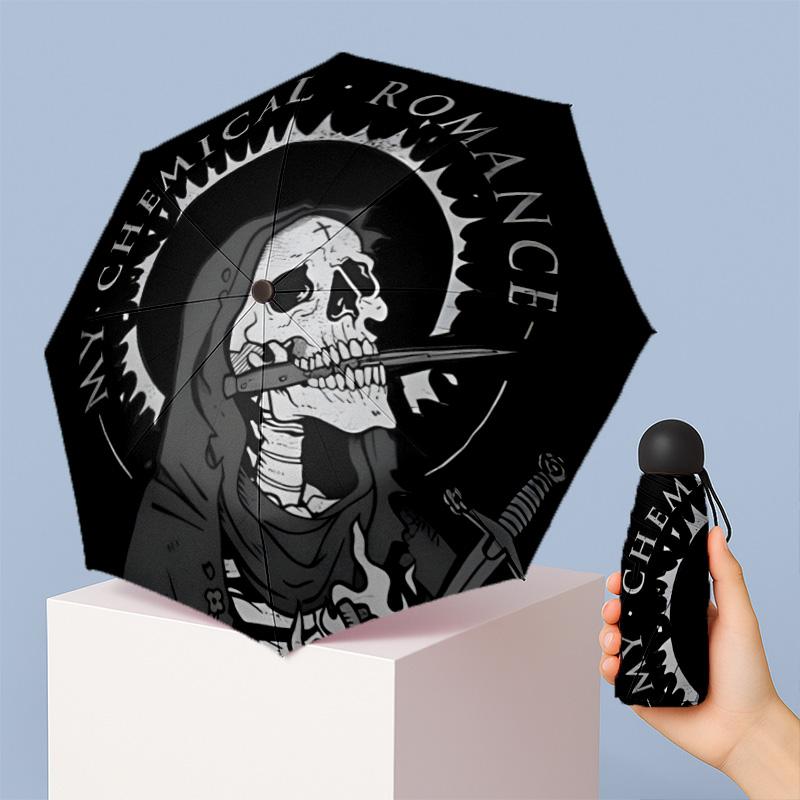 My Chemical Romance (5) Outdoor Umbrella Perfect for Beach Trips Travel Adventures and All Season Outdoor Activities