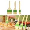 3 PCS Pastry Brush Non Slip Handle Brush Cake Decorating Brush Essential Tools