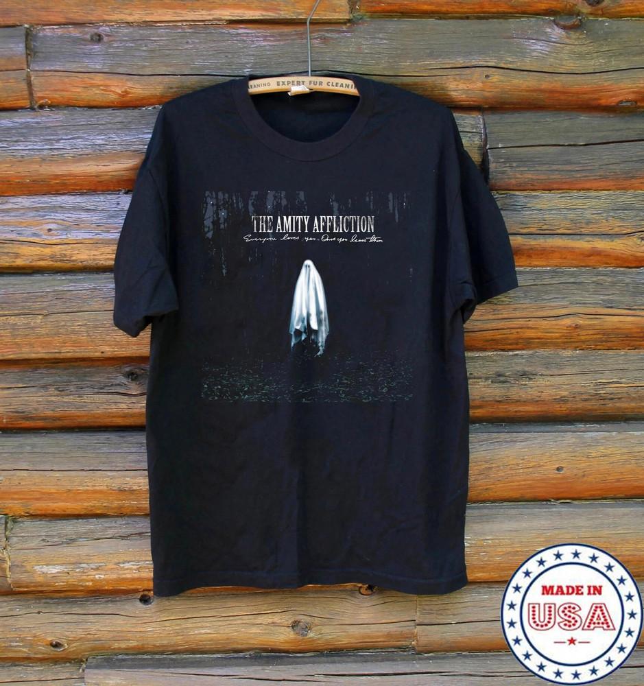The Amity Affliction Everyone Loves You Once You Leave Them Футболка Черная HH404 Унисекс Футболка XXXL