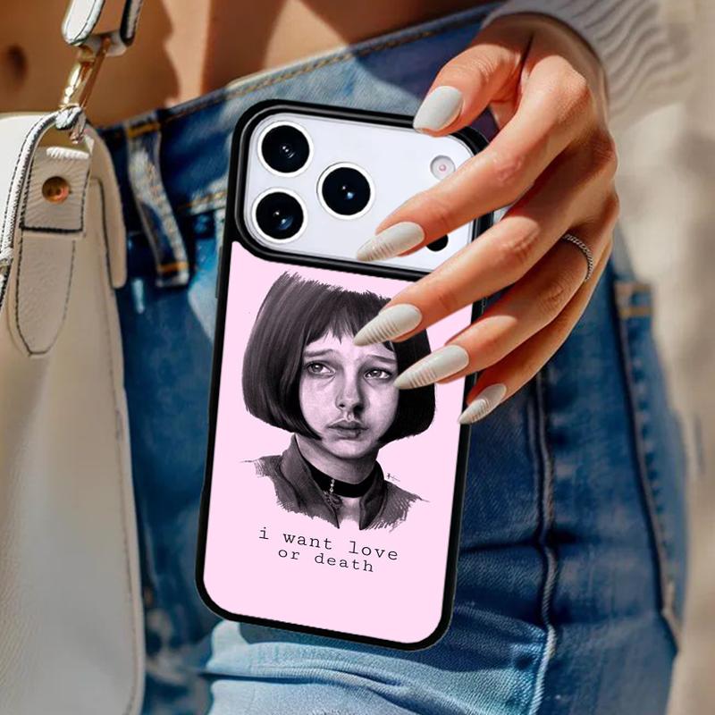 Leon Movie Phone Case For iPhone 17 Air 14 15 13 12 Max Cover For Apple 16e 11 Pro Max Plus Coque