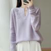 100% Pure Wool Women's Slimming Sweater with 3D Floral Design - New for Autumn/Winter 2026