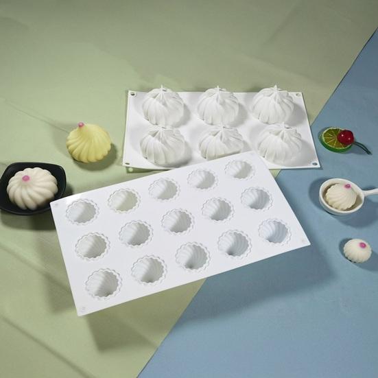 3D Bun Dumpling Silicone Shape Candle Molds Mold Steaming Dumpling for Chocolate Resin