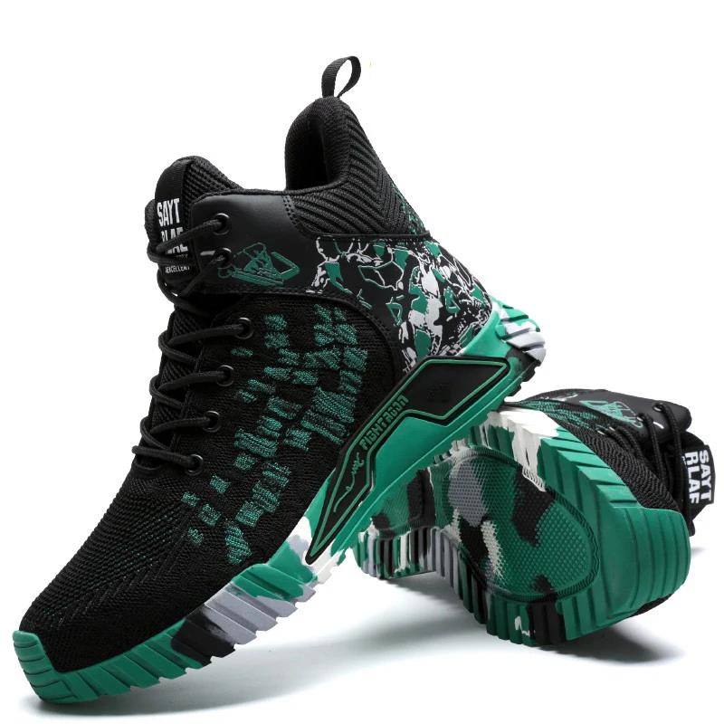 Fashion Work Safety Boots Men Work Shoes Steel Toe Safety Shoes Men Lightweight Indestructible Boots Anti-puncture Work Sneakers Male