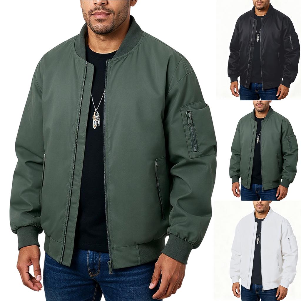 Men's Classic Thin Style Windproof Workwear Jacket Coat