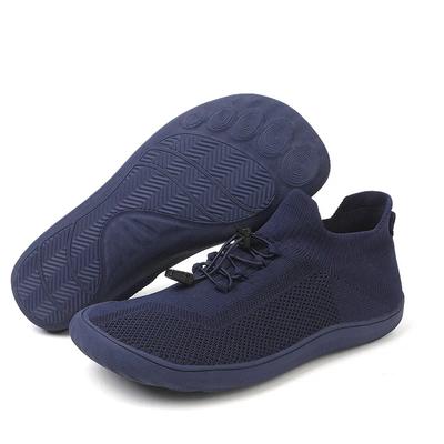 Chaussures pieds nus minimalistes pour hommes, semelle zéro drop, baskets larges, baskets elliptiques pour hommes, bout large, stabilité améliorée