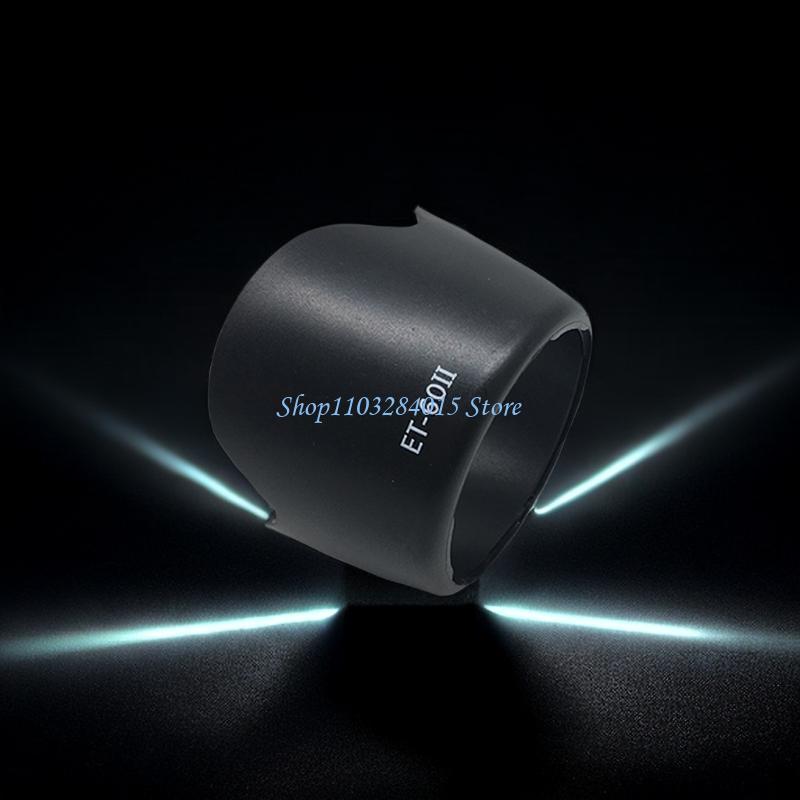 R6FF ET-60II Lens Hood 55mm ET60II Lens Cover Cap Suitable for 55-250MM 75-300MMIIIUSM 90-300MMIIIUSM Lens