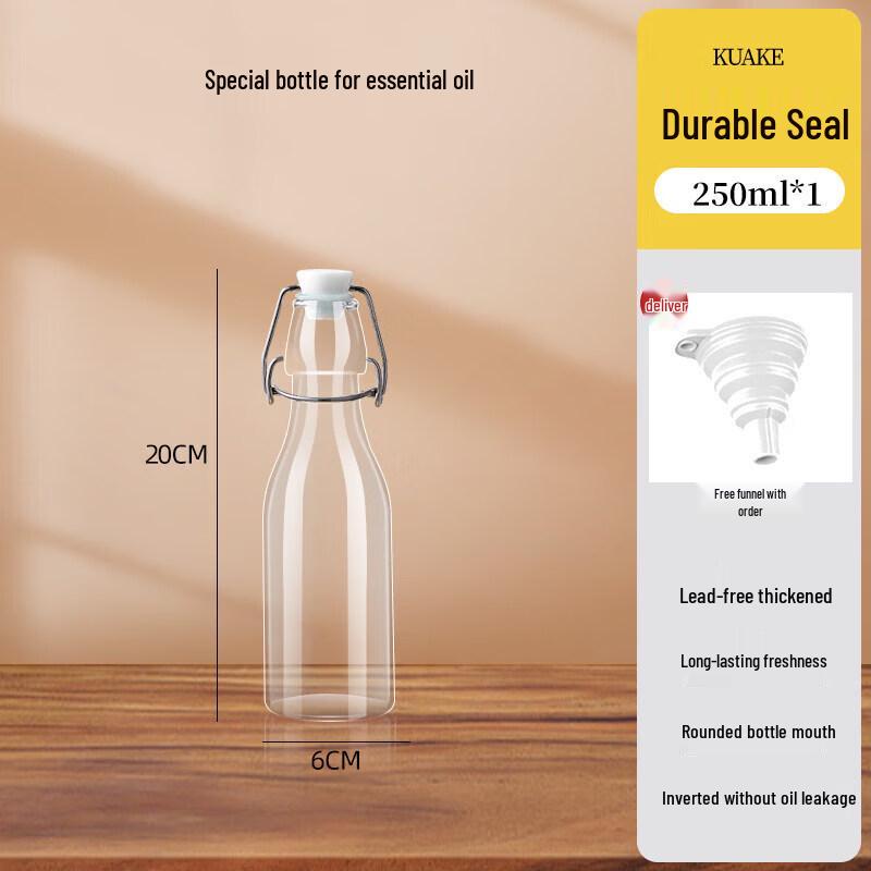 Food-Grade Glass Sesame Oil Dispenser Bottle