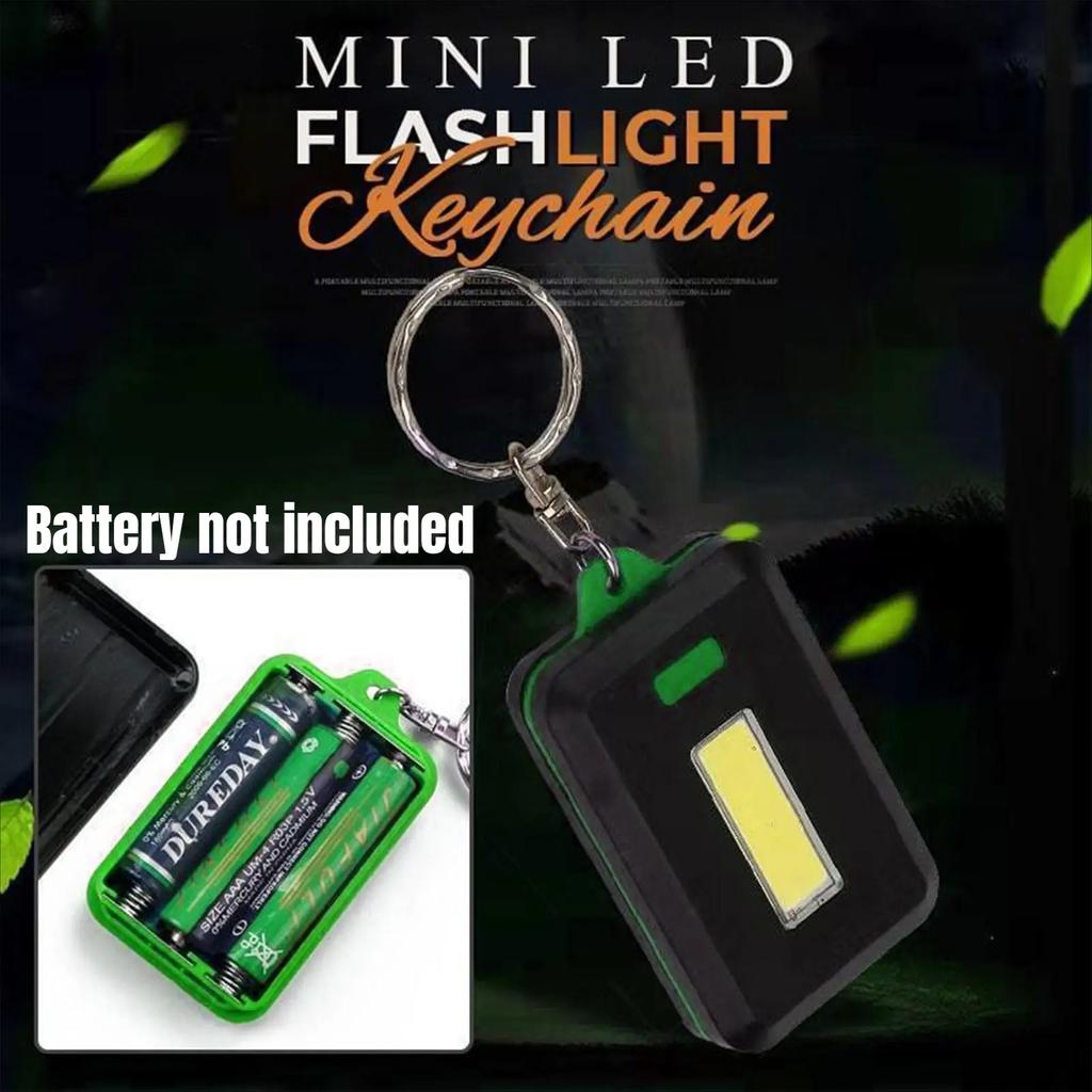 Mini COB Taschenlampen Leistungsstarke 3W Helle COB Taschenlampen Tragbares Taschen-LED-Licht Schlüsselanhängerlicht Drei Modi