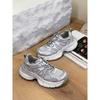Early spring new casual platform women's shoes breathable double mesh round head women's versatile women's single shoes dad shoes women's tide