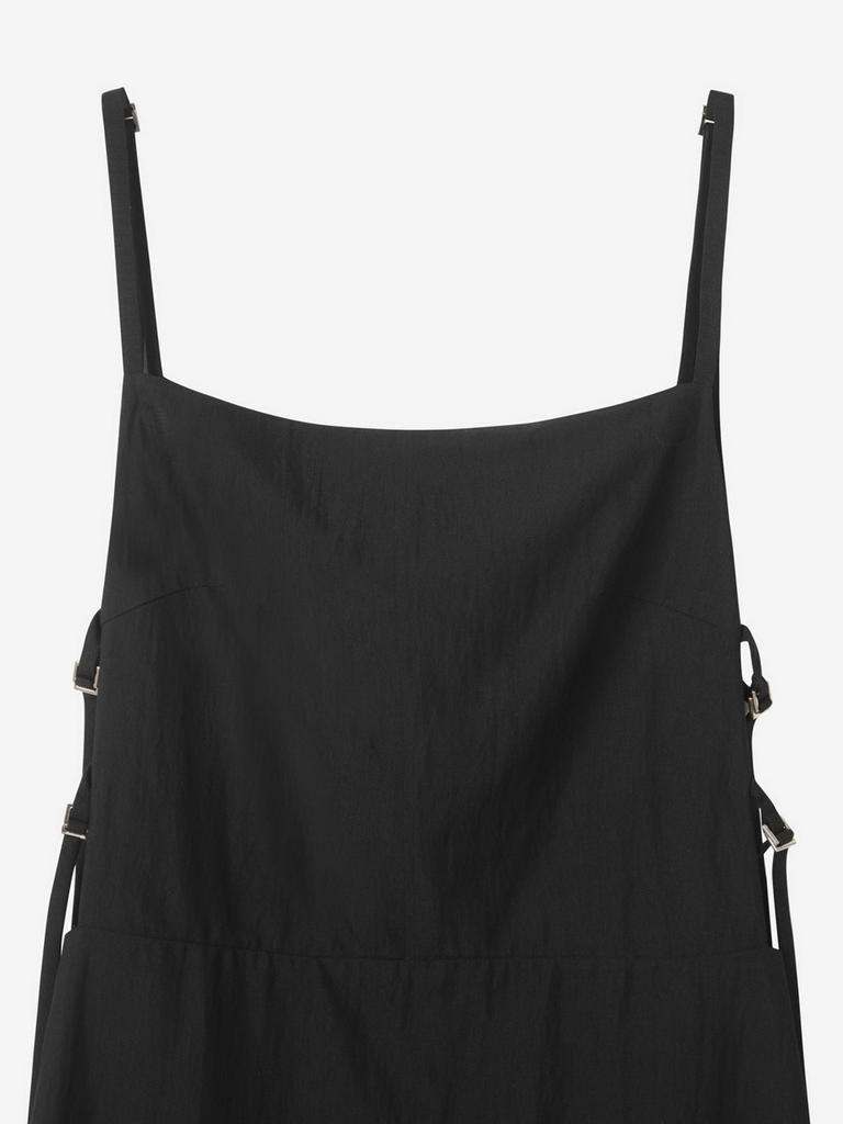 LUVM Sleeveless Side Open Back Dress_Black