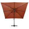 Umbrella with Ventilation 300 X 300 Cm Terracotta Orange